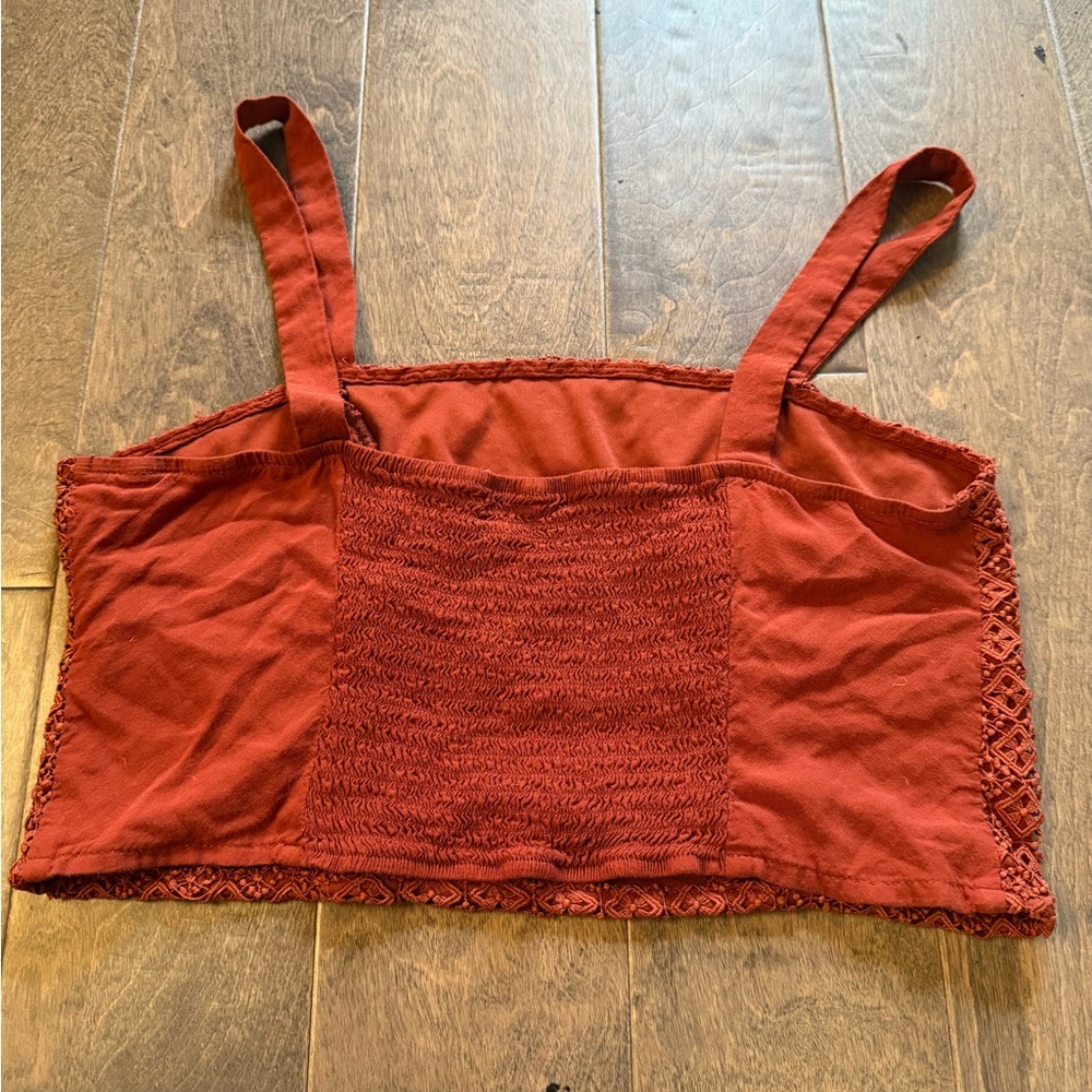 Rust Patterned Women's Bandeau - Picture 2 of 4